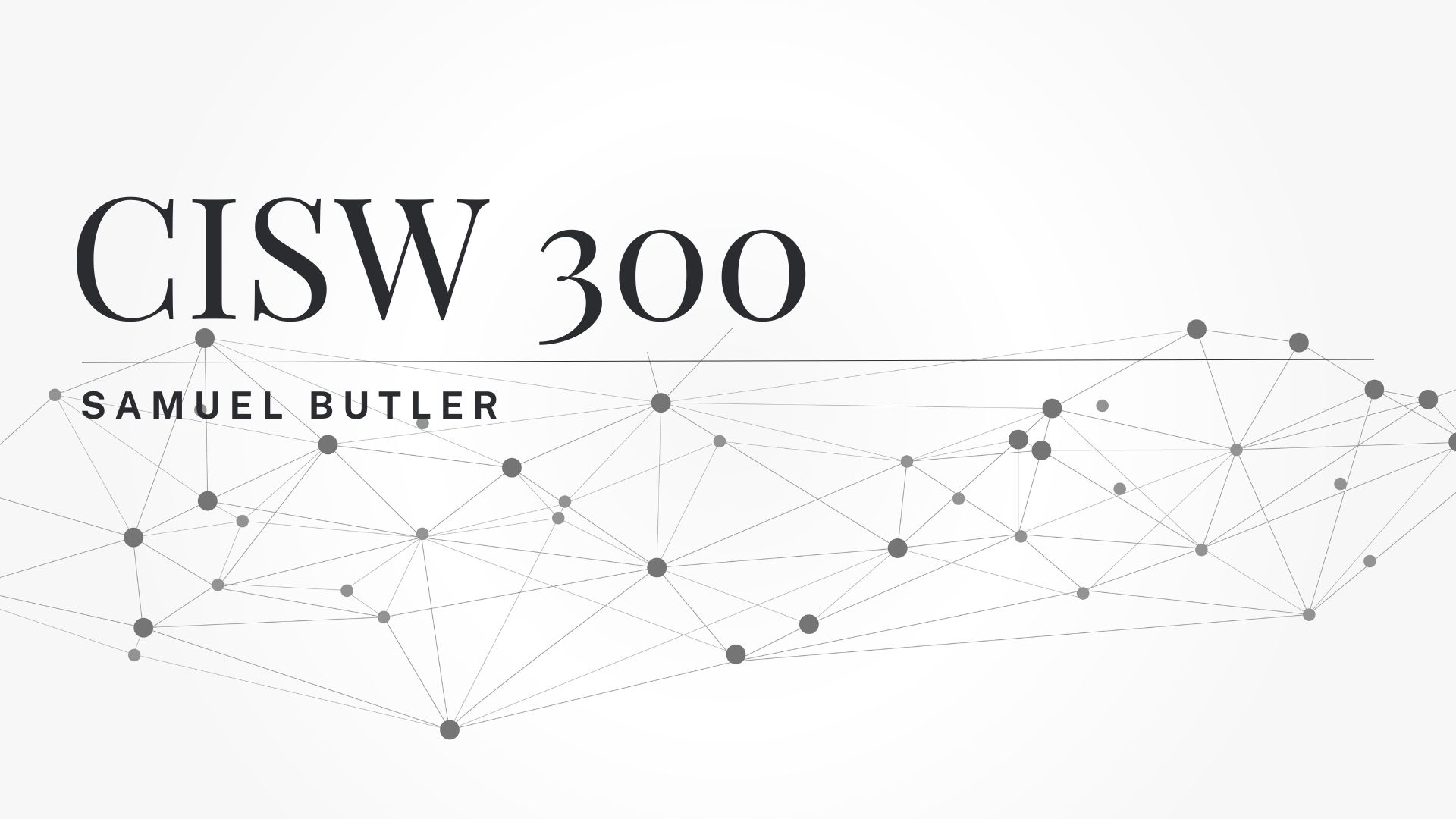 CISW 300 Banner