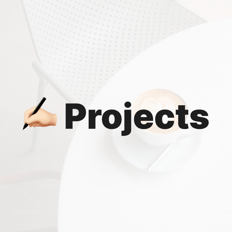 Projects Page