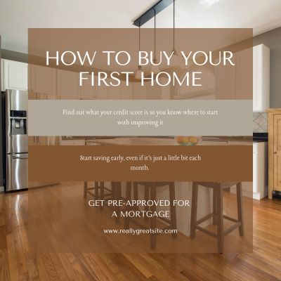 How to buy your first home, a guide