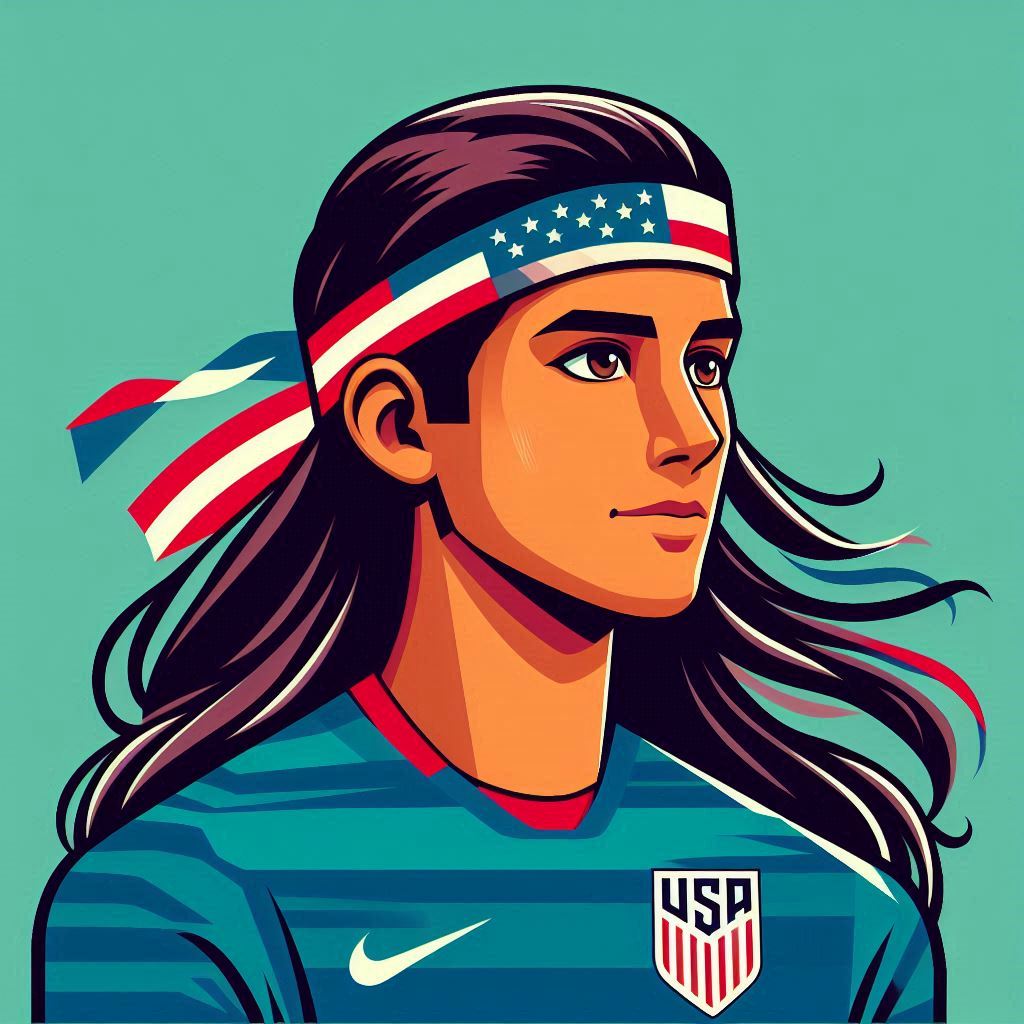 woman soccer coach with headband