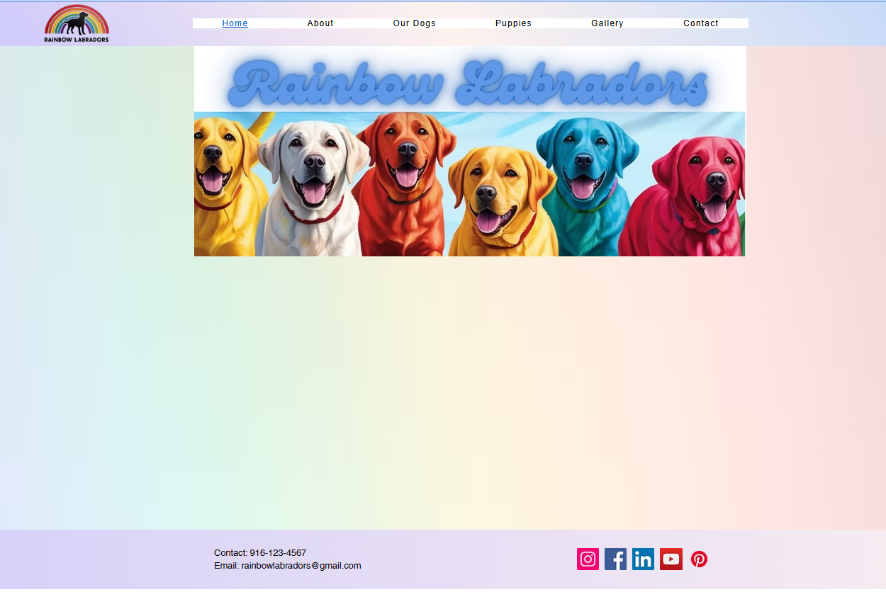 Click to view the Wix practice site for Rainbow Labradors