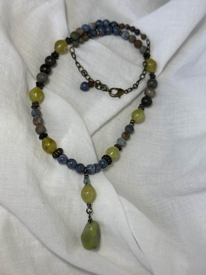 Serpentine Stone Necklace