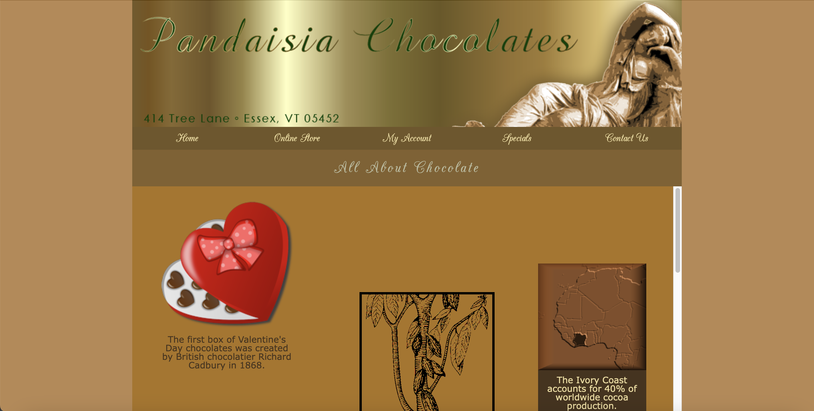 Pandasia Chocolates Information