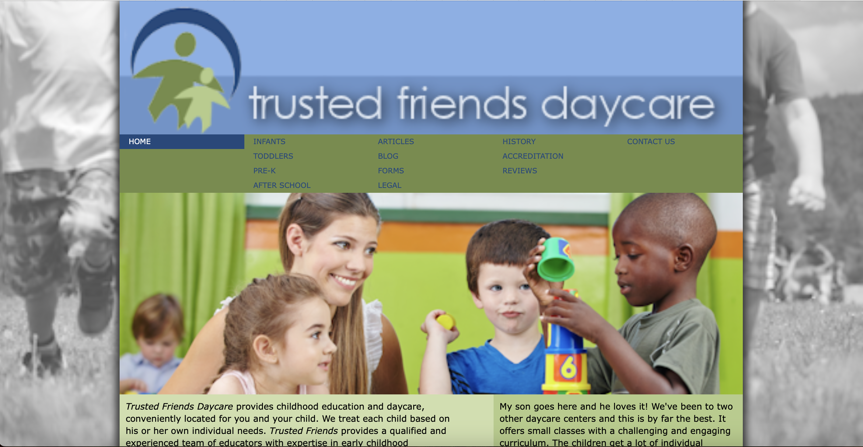 Trusted Friends Home Page