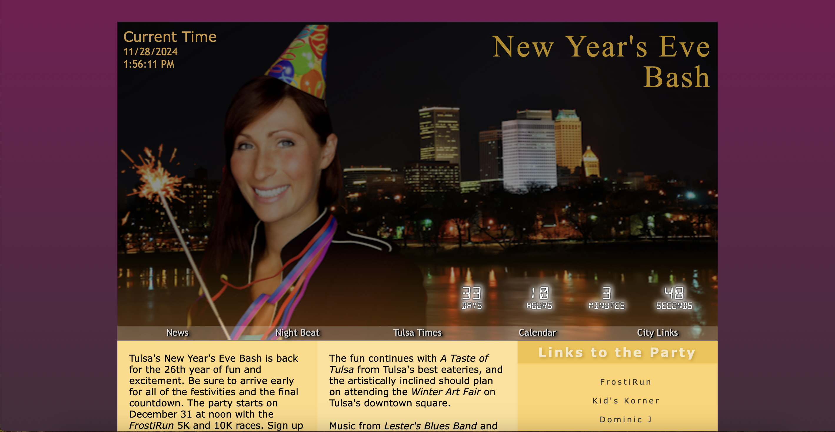 Tulsa New Year's Eve Countdown - Tutorial 9