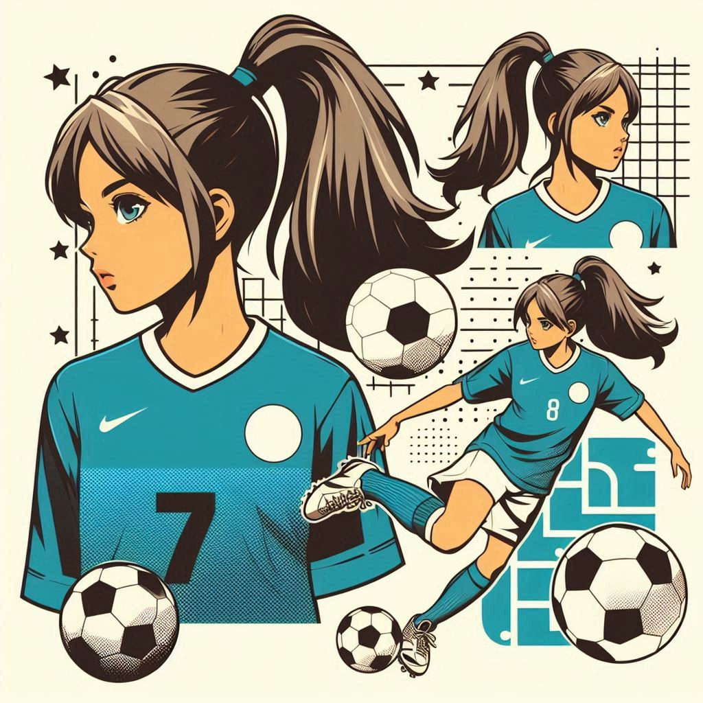 Kids playing soccer