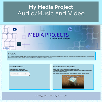 media video and audio