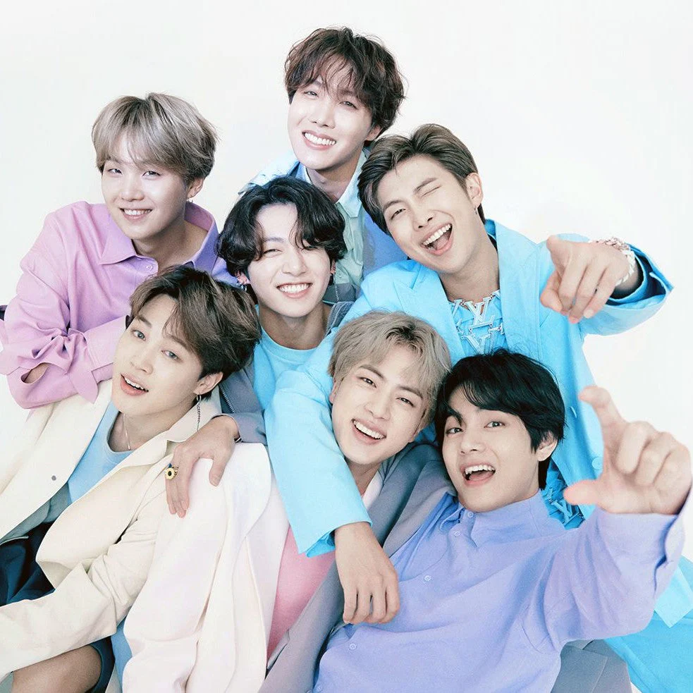 a picture of all of the members of BTS
