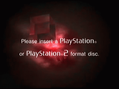 ps2 insert disc screen